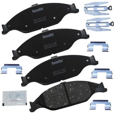 Front Premium Ceramic Pads by BENDIX - CFC804 pa2