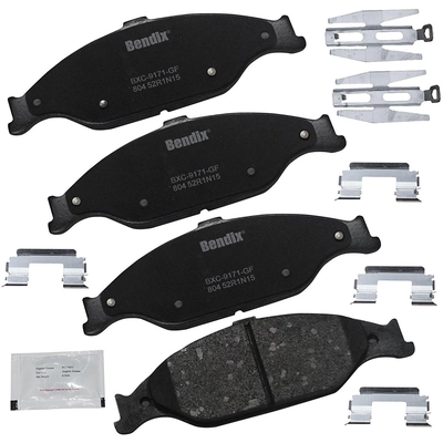 Front Premium Ceramic Pads by BENDIX - CFC804 pa4