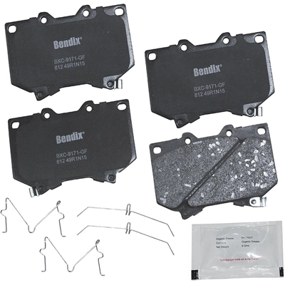 Front Premium Ceramic Pads by BENDIX - CFC812 pa4
