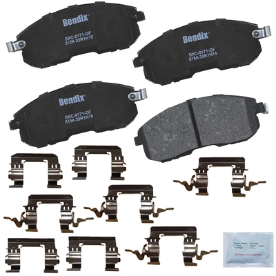 Front Premium Ceramic Pads by BENDIX - CFC815A pa1
