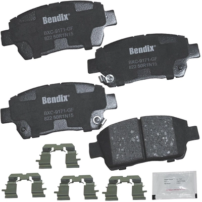 Front Premium Ceramic Pads by BENDIX - CFC822 pa2
