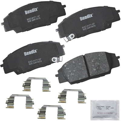 Front Premium Ceramic Pads by BENDIX - CFC829 pa3
