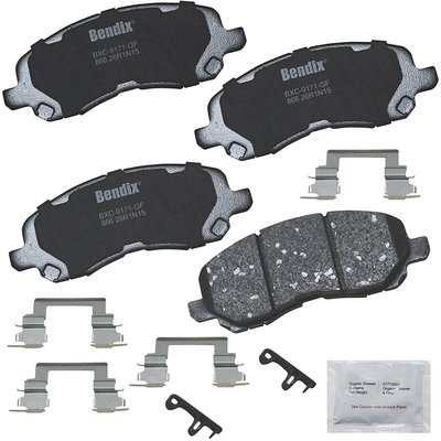 Plaquettes avant en céramique de qualité supérieure de BENDIX - CFC866 pa4
