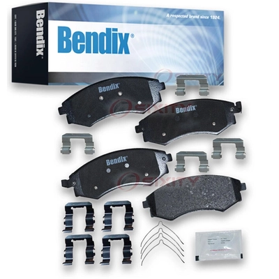 Front Premium Ceramic Pads by BENDIX - CFC887 pa2