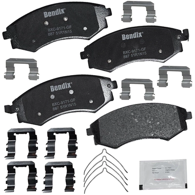 Front Premium Ceramic Pads by BENDIX - CFC887 pa3