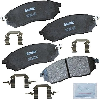 Front Premium Ceramic Pads by BENDIX - CFC888 pa1
