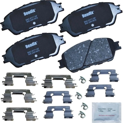 Front Premium Ceramic Pads by BENDIX - CFC906 pa2