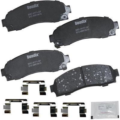 Front Premium Ceramic Pads by BENDIX - CFC913 pa1