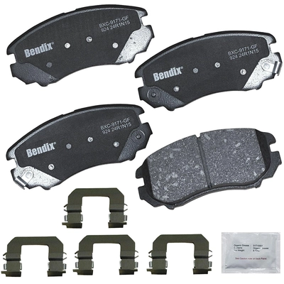 Front Premium Ceramic Pads by BENDIX - CFC924 pa4