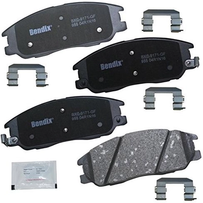 Front Premium Ceramic Pads by BENDIX - CFC955 pa1
