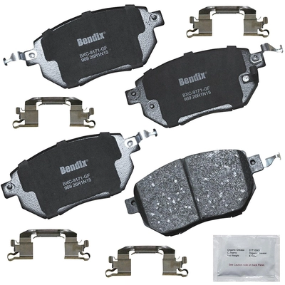 Front Premium Ceramic Pads by BENDIX - CFC969 pa2
