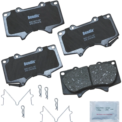Front Premium Ceramic Pads by BENDIX - CFC976 pa1