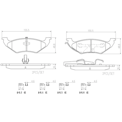 BREMBO - P10069N - Disc Brake Pads pa1