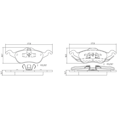 BREMBO - P24046N - Disc Brake Pads pa1