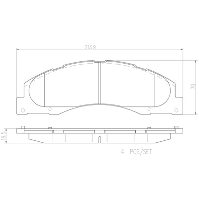 BREMBO - P24182N - Disc Brake Pads pa1