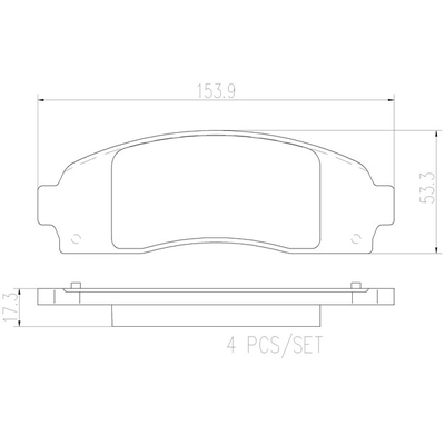 BREMBO - P24183N - Disc Brake Pads pa1