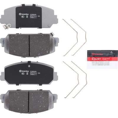 Front Premium Ceramic Pads by BREMBO - P28084N pa8