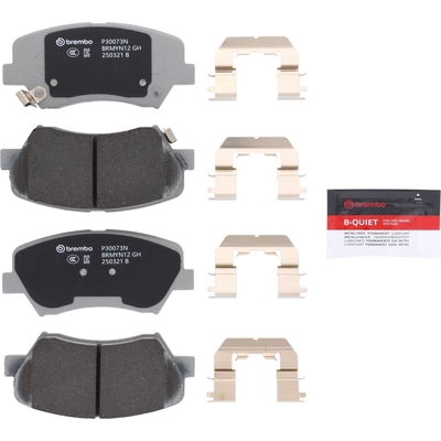 Front Premium Ceramic Pads by BREMBO - P30073N pa12