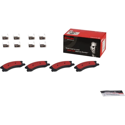 Front Premium Ceramic Pads by BREMBO - P37008N pa6