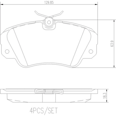 BREMBO - P59016N - Disc Brake Pads pa4
