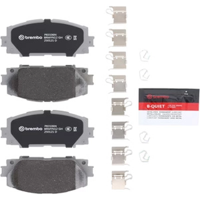 Front Premium Ceramic Pads by BREMBO - P83106N pa15