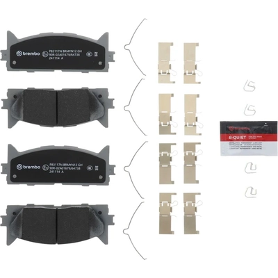 Front Premium Ceramic Pads by BREMBO - P83117N pa8