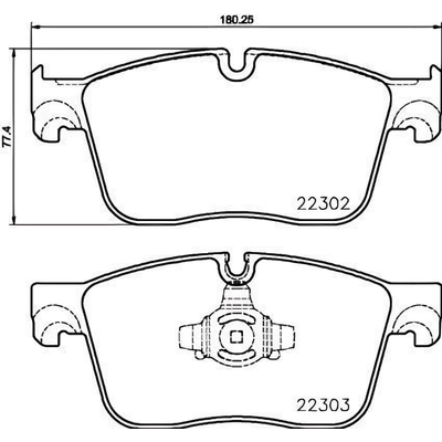 Front Premium Ceramic Pads by BREMBO - P36031N pa5