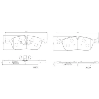 BREMBO - P36035N - Front Premium Ceramic Pads pa3