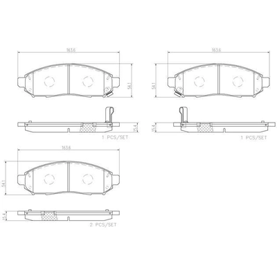 Plaquettes avant en céramique de qualité supérieure by BREMBO - P56096N pa6