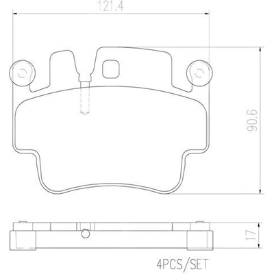 BREMBO - P65009N - Front Premium Ceramic Pads pa4