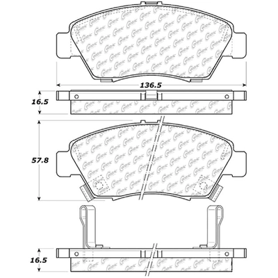 Front Premium Ceramic Pads by CENTRIC PARTS - 301.09481 pa5