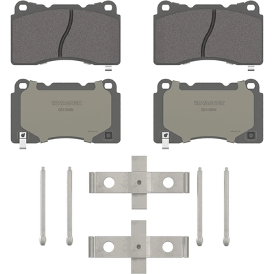 WAGNER - OEX1050M - Disc Brake Pad Set pa1