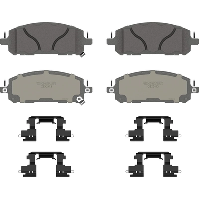 Front Premium Ceramic Pads by WAGNER - OEX2413 pa1
