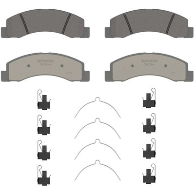 WAGNER - OEX756M - Front Disc Brake Pads pa1