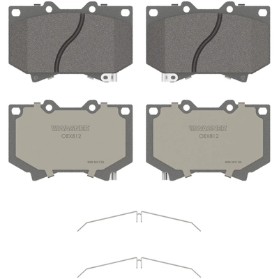 WAGNER - OEX812 - Front Disc Brake Pads pa1