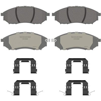 WAGNER - OEX888 - Front Disc Brake Pads pa1