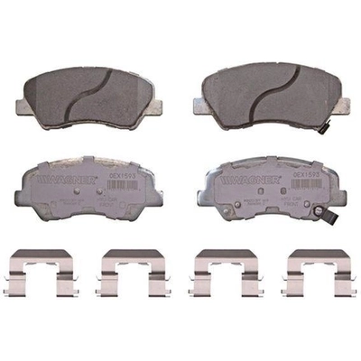 Front Premium Ceramic Pads by WAGNER - OEX1593 pa17