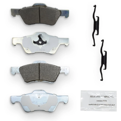 NRS BRAKE - NS1047 - Premium Galvanized Disc Brake Pad Set pa4