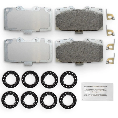 NRS BRAKE - NS1182 - Premium Galvanized Disc Brake Pad Set pa4