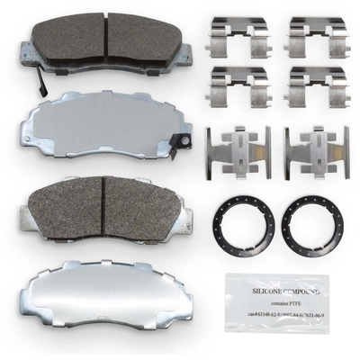 NRS BRAKE - NS503 - Premium Galvanized Disc Brake Pad Set pa4