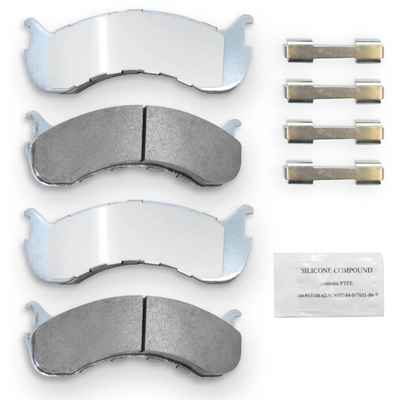 NRS BRAKE - NS786A - Premium Galvanized Disc Brake Pad Set pa1