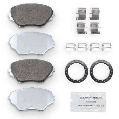 NRS BRAKE - NS862 - Premium Galvanized Disc Brake Pad Set pa2