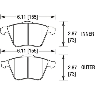 Front Premium Pads by HAWK PERFORMANCE - HB549G.702 pa2