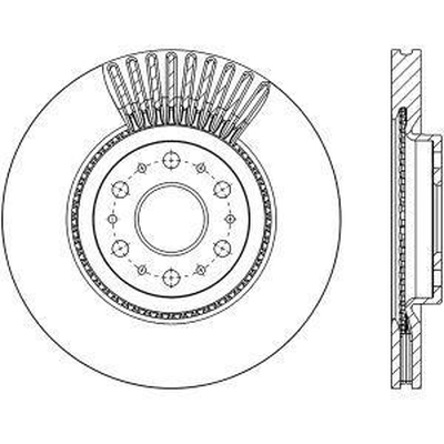 Disque avant de qualité supérieur par CENTRIC PARTS - 120.62174 pa1