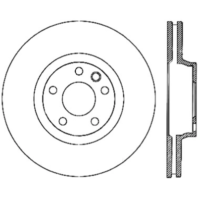 Front Premium Rotor by CENTRIC PARTS - 125.33091 pa1