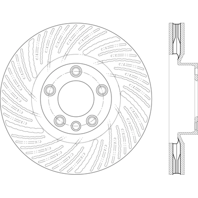 Front Premium Rotor by CENTRIC PARTS - 125.33142 pa2