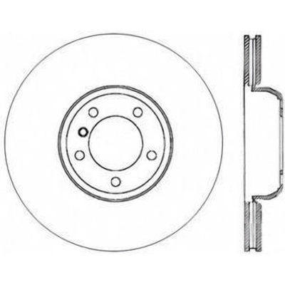 Front Premium Rotor by CENTRIC PARTS - 125.34116 pa1