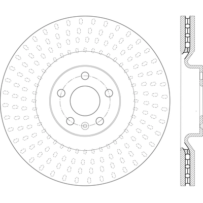 Front Premium Rotor by CENTRIC PARTS - 125.39052 pa2