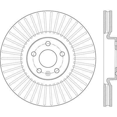 Front Premium Rotor by CENTRIC PARTS - 125.39054 pa2