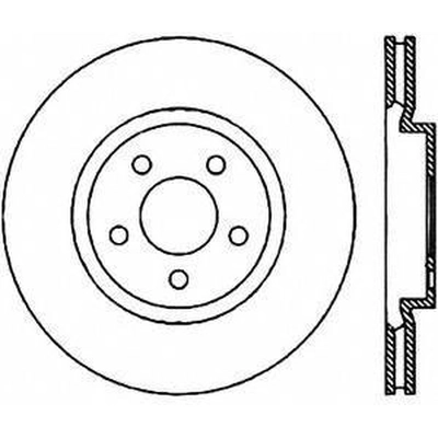 Disque avant de qualit� sup�rieur by CENTRIC PARTS - 125.63061 pa5